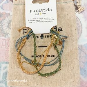 Pura Vida October 2022 “Sage Sea” bracelet club set